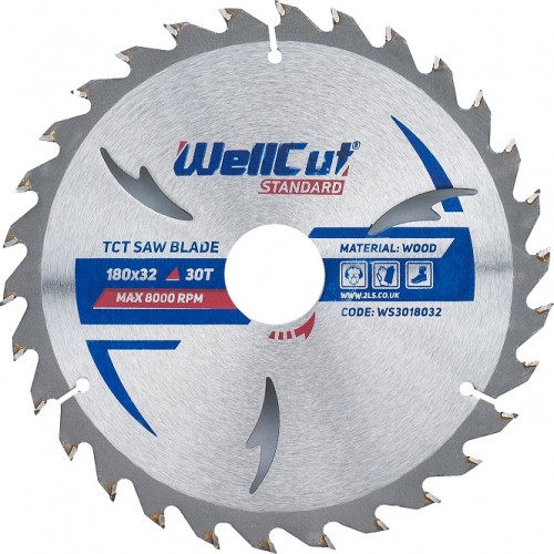 Пильный диск WellCut Standart 180х32 30Т